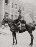 British Army Honourable Artillery Company Cavalryman Uniform Vtg. Photo 19thC.