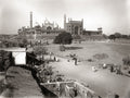 Jama Masjid Mosque Delhi India Mughal Architecture Domes Vtg. Photo 19thC.