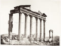 Palmyra Syria Temple Ruins Ancient Roman Columns Archaeology Vtg. Photo 19thC.