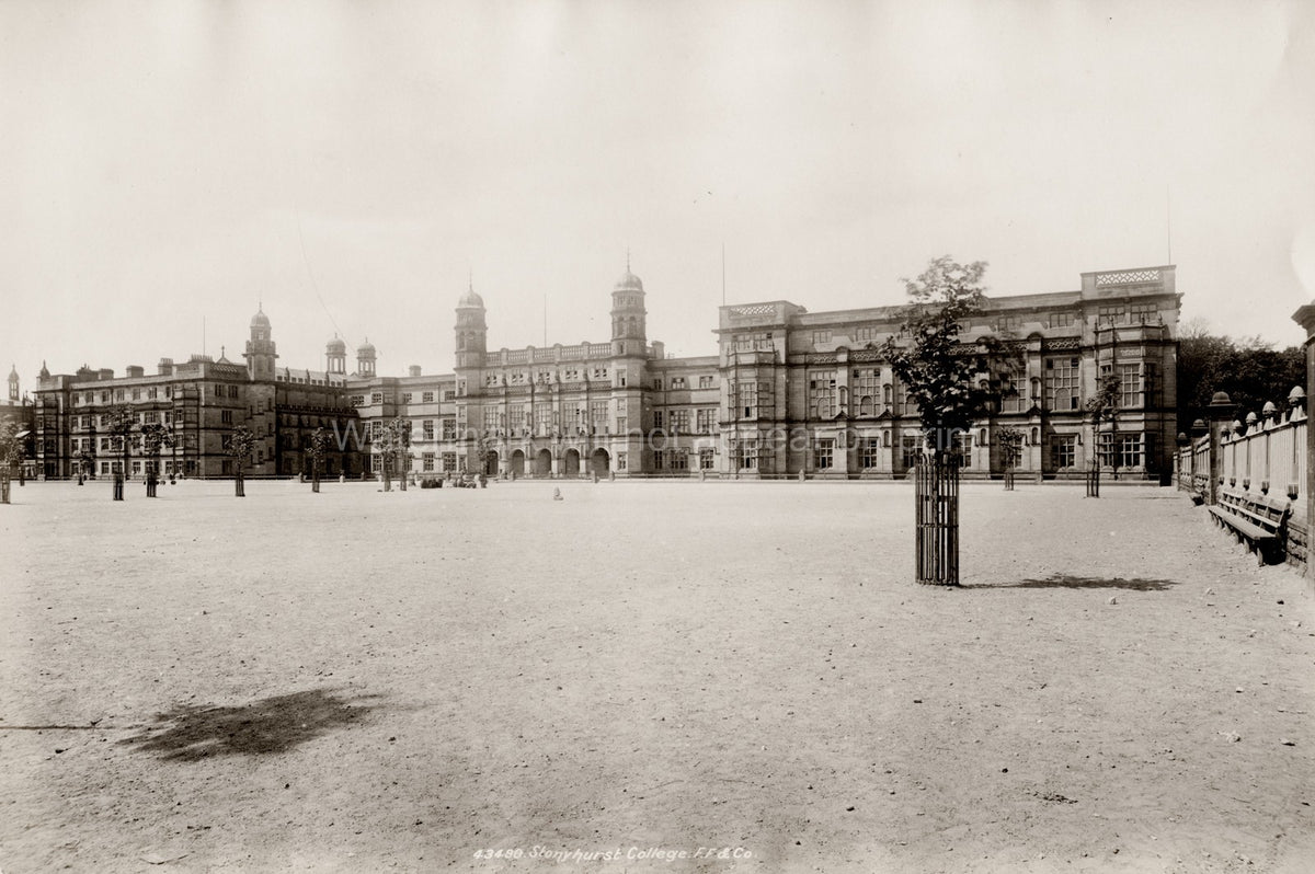 Stonyhurst College Jesuit School Roman Catholic Architecture Vtg. Photo 19thC.