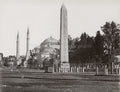 Istanbul Obelisk Thutmose III Hagia Sophia Sultanahmet Vtg. Photo 19thC.