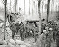 France Land Ship Tank Bringing German Gun Soldiers WW1 Vtg. Photo