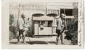 Japanese Lady Norimon Sedan Chair Bearers Traditional Dress Vtg. Photo 19thC.