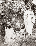 India Toda People Group Women Child Indigenous Tribal Dress Vtg. Photo 19thC.