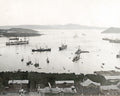 Vladivostok Russia Harbour City Boats Warships Seascape Vtg. Photo 19thC.