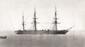 HMS Black Prince Warrior Class Battleship Ironclad Warship Vtg. Photo 19thC.