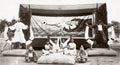 1st Hampshire Regiment Acrobats Gymnasts Clowns Strongmen Vtg. Photo 19thC.