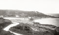 Rozel Bay Jersey Coastal Seascape Harbor Fortifications Vtg. Photo 19thC.
