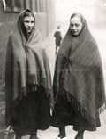 England Mill Workers Millies Girls Shawls Labour Lockout Vtg. Photo 20thC.