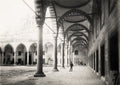 Istanbul Blue Mosque Courtyard Architecture Arches Columns Vtg. Photo 19thC.