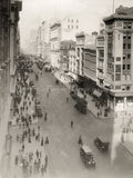 Manhattan 5th Avenue New York Cityscape Street Scene Cars Vtg. Photo 20thC.