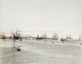 Steam Sailing Ships Harbour Yokohama Japan 19thC.
