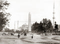 Istanbul Turkey Hippodrome Obelisk Hagia Sophia Mosque Vtg. Photo 19thC.