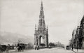 Scott Monument Princes Street Edinburgh Scotland Gothic Spire Vtg. Photo 19thC.