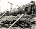 German Submarine U-Boat Construction Deshimag Shipyard Bremen Vtg. Photo WW2