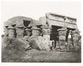 Temple Ombos Kom Ombo Egypt Ancient Ruins Columns Vtg. Photo 19thC.