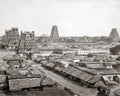 Tiruchirapalli India Seringapatam Pagodas Temple Towers Vtg. Photo 19thC.