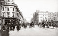 London England West Strand Street Scene Horse Drawn Traffic Vtg. Photo 19thC.