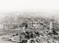 Washington Monument View Capitol Building Aerial Cityscape Vtg. Photo 20thC.