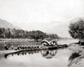Kashmir India Commissioner's Boat Ceremonial Barge River Vtg. Photo 19thC.