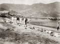 Kowloon Hong Kong Execution Pirates Decapitation Colonial Men Vtg. Photo 19thC.