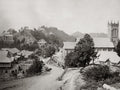 Murree Hill Station Punjab Pakistan Colonial Church Townscape Vtg. Photo 19thC.