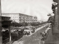 Alexandria Egypt Place des Consuls Cityscape Architecture Vtg. Photo 19thC.