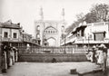 Hyderabad India Char Minar Monument Archway Minarets Street Vtg. Photo 19thC.