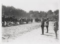 Duke Connaught Inspecting Artillery France WW1 Soldiers Horses Vtg. Photo