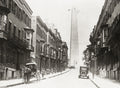 Bunker Hill Monument Charlestown MA Street Scene Horse Vtg. Photo 20thC.