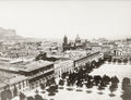 Palermo Italy Panoramic City View Cathedral Architecture Vtg. Photo 19thC.