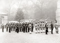 British Army Colonial Regiment Parade Uniforms Slouch Hats Vtg. Photo 19thC.