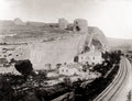 Kalamita Fortress Inkerman Crimea Ruins Monastery Railway Vtg. Photo 19thC.