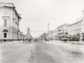 Nevsky Prospect St. Petersburg Russia Cityscape Architecture Vtg. Photo 19thC.
