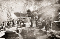 Kimberley Mine South Africa Central Company's Shaft Miners Vtg. Photo 19thC.