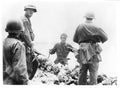 Okinawa Japanese Navy Officer Surrenders WWII Marines Battle Vtg. Photo WW2