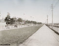 Bund Kobe Japan Waterfront Promenade Foreign Consulates Flags Vtg. Photo 19thC.