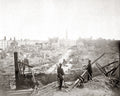 Strasbourg France Franco-Prussian War City Ruins Destruction Vtg. Photo 19thC.
