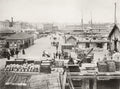 Auckland New Zealand Harbour Docks Waterfront Cityscape Vtg. Photo 19thC.