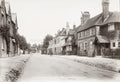 High Street Haslemere Surrey England Scene Houses Vtg. Photo 19thC.
