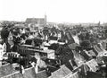 Malines Belgium Rooftop View Cityscape Architecture Church Vtg. Photo WW1