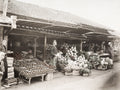 Japan Fruit Vegetable Stall Outdoor Market Shop Merchants Vtg. Photo 19thC.