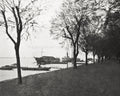 Hankow Bund China Ships Steamship Barges Waterfront River Vtg. Photo 19thC.