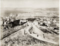 Marseille France Harbor Cityscape Old Port Panorama Vtg. Photo 19thC.