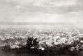 Montreal Quebec Cityscape High Angle View River Bridge Canada Vtg. Photo 19thC.