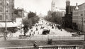 Washington DC Pennsylvania Ave Capitol Streetcar Cityscape Vtg. Photo 19thC.