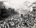 Bombay India Muharram Procession Muslim Islam Crowd Street Vtg. Photo 19thC.