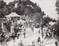 Darjeeling India Wedding Procession Mall Crowd Bandstand Vtg. Photo 19thC.