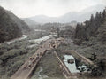 Daya River Road To Lake Chuzenji Japan Mountain Landscape Vtg. Photo 19thC.
