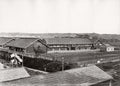 Noge Japan Japanese Army Barracks Military Buildings Vtg. Photo 19thC.